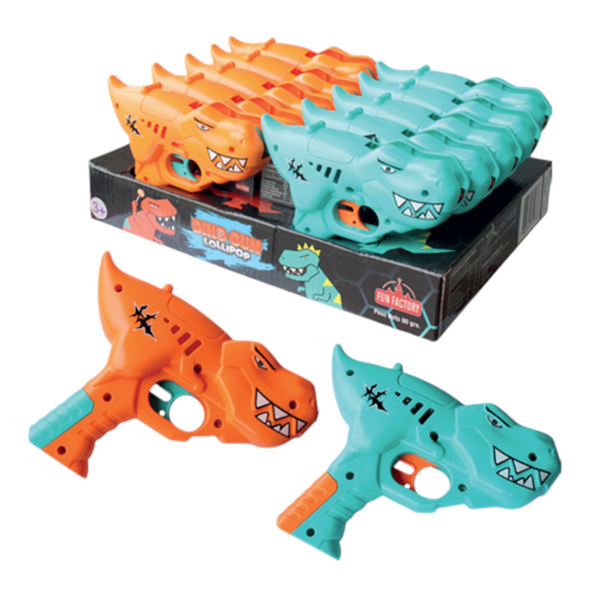 Pack 10 Dinosaurios y Lolli Pop Juguete Sorpresa Cumpleaños